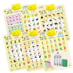 猫贝乐(MAOBEILE)有声挂图套装 儿童玩具点读