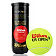 威尔胜Wilson WRT106200 美网比赛训练网球 塑罐3粒装 *10件 +凑单品