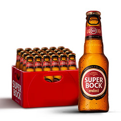 SUPER BOCK 超级波克 经典黄啤 200ml*24 *3件 +凑单品