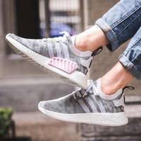 adidas 阿迪达斯 NMD_R2 PK 女士运动鞋+男款休闲鞋