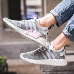 adidas 阿迪达斯 NMD_R2 PK 女士运动鞋+男款休闲鞋