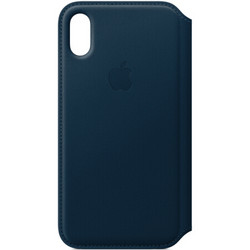 Apple 苹果 iPhone X 皮革保护夹 星宇蓝色