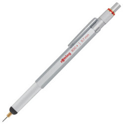 红环（Rotring）800+自动铅笔,银色HB,0.7mm