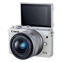 历史低价：Canon 佳能 EOS M100 微单电可换镜相机（15-45镜头灰色套机）