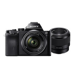 SONY 索尼 ILCE-7K（FE 28-70mm f/3.5-5.6+FE 50mm f/1.8）无反相机套机