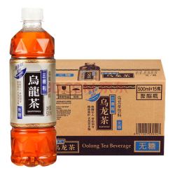 SUNTORY 三得利 无糖乌龙茶饮料 500ml*15瓶 整箱 *5件