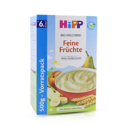 HiPP 喜宝 益生菌水果牛奶米粉 6个月以上宝宝 500g