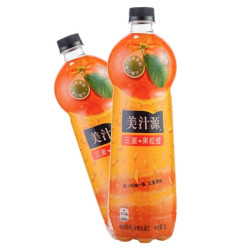 可口可乐 美汁源 果粒橙 三重果粒橙 1L*12瓶 *4件