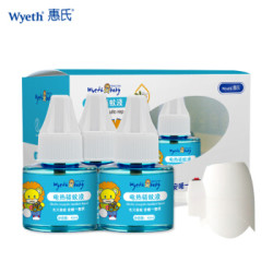 Wyeth 惠氏 电蚊香液 45ml/瓶*3瓶+加热器*1个 *4件