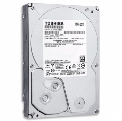 TOSHIBA 东芝 DT01ACA200 台式机硬盘（2TB，7200转，SATA3） 