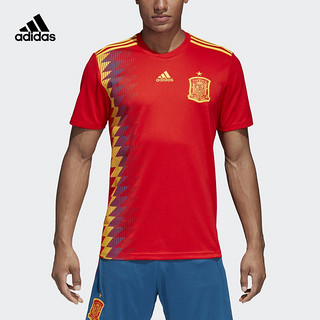 adidas 阿迪达斯 世界杯足球 CX5355  男子西班牙国家队球迷版主场T恤 XL