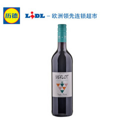 Lidl 历德 Merlot法国朗格多克-露喜龙梅洛IGP干红葡萄酒750ml