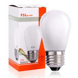 佛山照明（FSL）LED灯泡节能灯具大螺口E27日光色6500K 2.8W白光6500K明珠