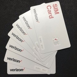 美国Verizon5-31电话卡（4G高速上网，可选无限流量套餐）