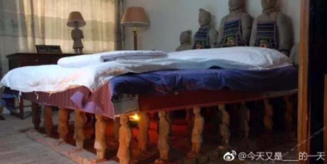 你敢住吗?兵马俑民宿震撼上线!来自帝王般的享受……