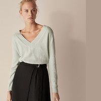 Massimo Dutti 05614565537 羊毛混纺针织衫