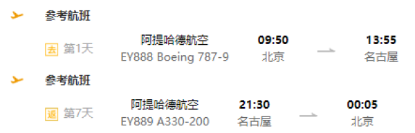 北京-大阪+奈良+京都+名古屋+箱根+东京7天6晚跟团游