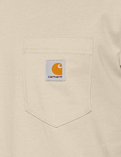 Carhartt WIP I022091 男士纯棉口袋T恤 乳白色