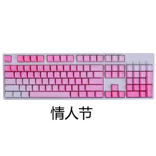 ducky 魔力鸭 PBT 浸染键帽 深海之蓝 108键 