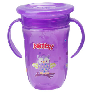 Nuby 努比 360度魔术杯训练杯 270ml 紫色