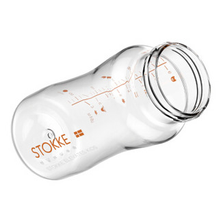 STOKKE 思拓科 婴儿宽口玻璃奶瓶 180ml 白色 