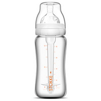 STOKKE 思拓科 婴儿宽口玻璃奶瓶 260ml 白色 *2件