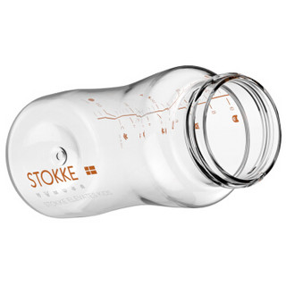 STOKKE 思拓科 婴儿宽口玻璃奶瓶 260ml 白色 