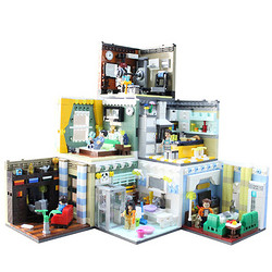 星堡积木 家居系列 家居装潢6合1 拼装积木玩具模型 XB-01401