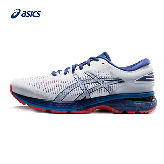 ASICS 亚瑟士 Gel-Kayano 25 男款跑鞋 白色/蓝色 44 