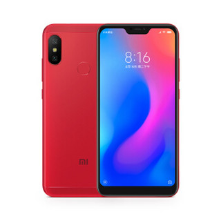 MI 小米 红米6 Pro 智能手机 4GB 64GB 赤焰红