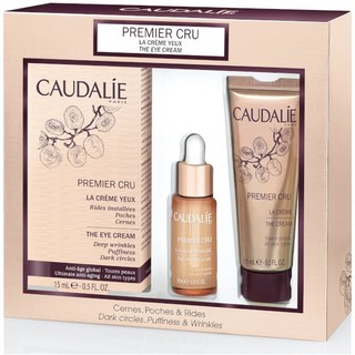 CAUDALIE 欧缇丽 PREMIER CRU 护肤套装（眼霜15ml+面霜15ml+精华油10ml）