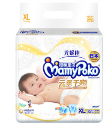 Mamypoko 妈咪宝贝 云柔干爽 婴儿纸尿裤 XL32片 *6件