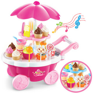 Amy & Benton 艾米邦顿 过家家玩具 粉色 糖果车 