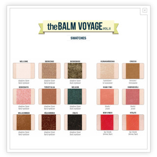 theBalm VOYAGE 十五色多功能旅行彩妆盘