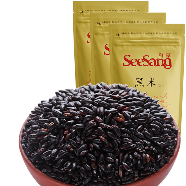 鲜享 农家黑米 500g*3袋