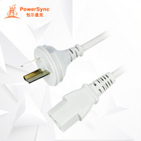 PowerSync 包尔星克  MPCPHX0150 主机电源线 1.8米 白色 