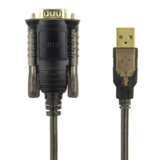 UNITEK 优越者 rs232串口线 USB转DB9针公头连接线 工程版 1米