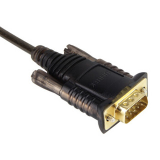 UNITEK 优越者 rs232串口线 USB转DB9针公头连接线 工程版 1米