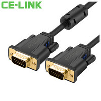 CE-LINK 3+6线芯 VGA线    黑色 1.0米 