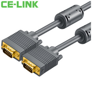 CE-LINK 3+9线芯 VGA线 灰色 2米 