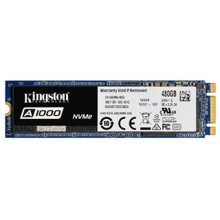 Kingston 金士顿 A1000 M.2 NVMe 固态硬盘 480GB