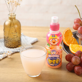 Pororo 啵乐乐 乳酸菌味果汁饮料 水蜜桃味 235ml*24瓶