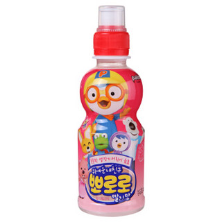 Pororo 啵乐乐儿童饮料 0脂无负担果汁饮品整箱草莓味 235ml*24瓶