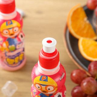 Pororo 啵乐乐儿童饮料 0脂无负担果汁饮品整箱草莓味 235ml*24瓶