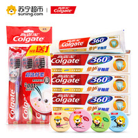 Colgate 高露洁 360修护牙釉质 牙膏牙刷套装 (牙膏140g *3+超姐纤柔牙刷 *3支)