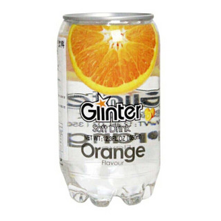 GLINTER 运得 果味碳酸饮料 350ml*8罐 橙味