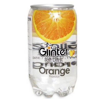 GLINTER 运得 果味碳酸饮料 350ml*8罐 橙味