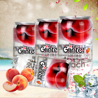 GLINTER 运得 果味碳酸饮料 350ml*8罐 水蜜桃味