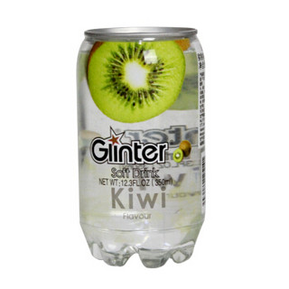 GLINTER 运得 果味碳酸饮料 350ml*8罐 猕猴桃味