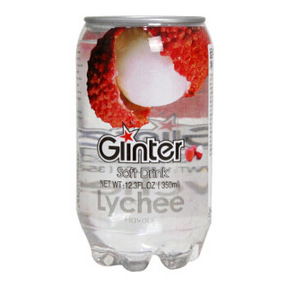 GLINTER 运得 果味碳酸饮料 350ml*8罐 荔枝味